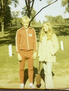 Jim and Lynda Drews at 1971 La Crosse X-Country Meet